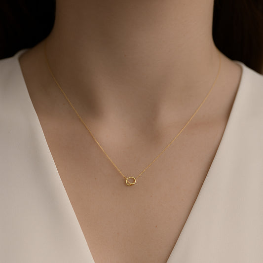 Altın Düğüm Kolye - Arvi Jewellery