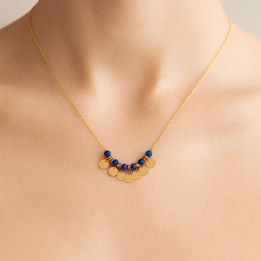 Pullu Altın Kolye - Arvi Jewellery