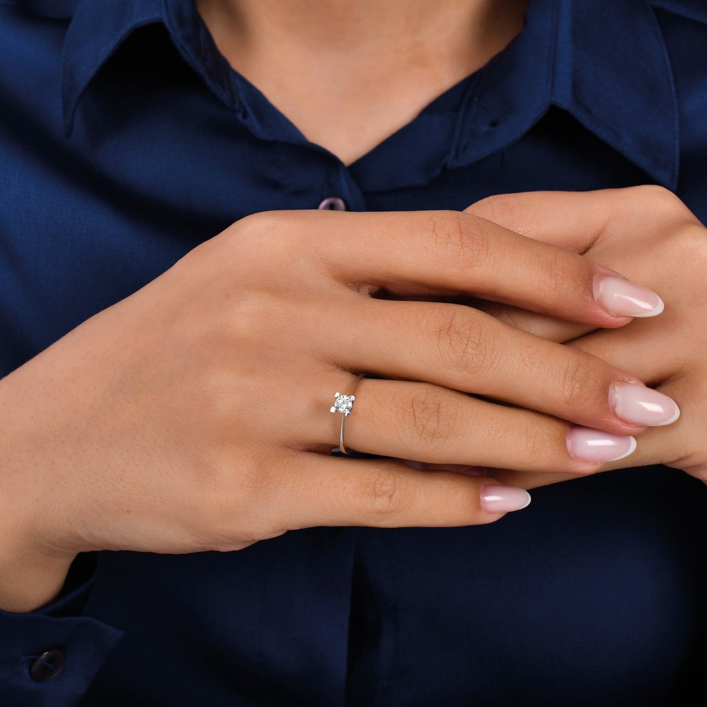 0,25 Karat Tektaş Pırlanta Yüzük - Arvi Jewellery