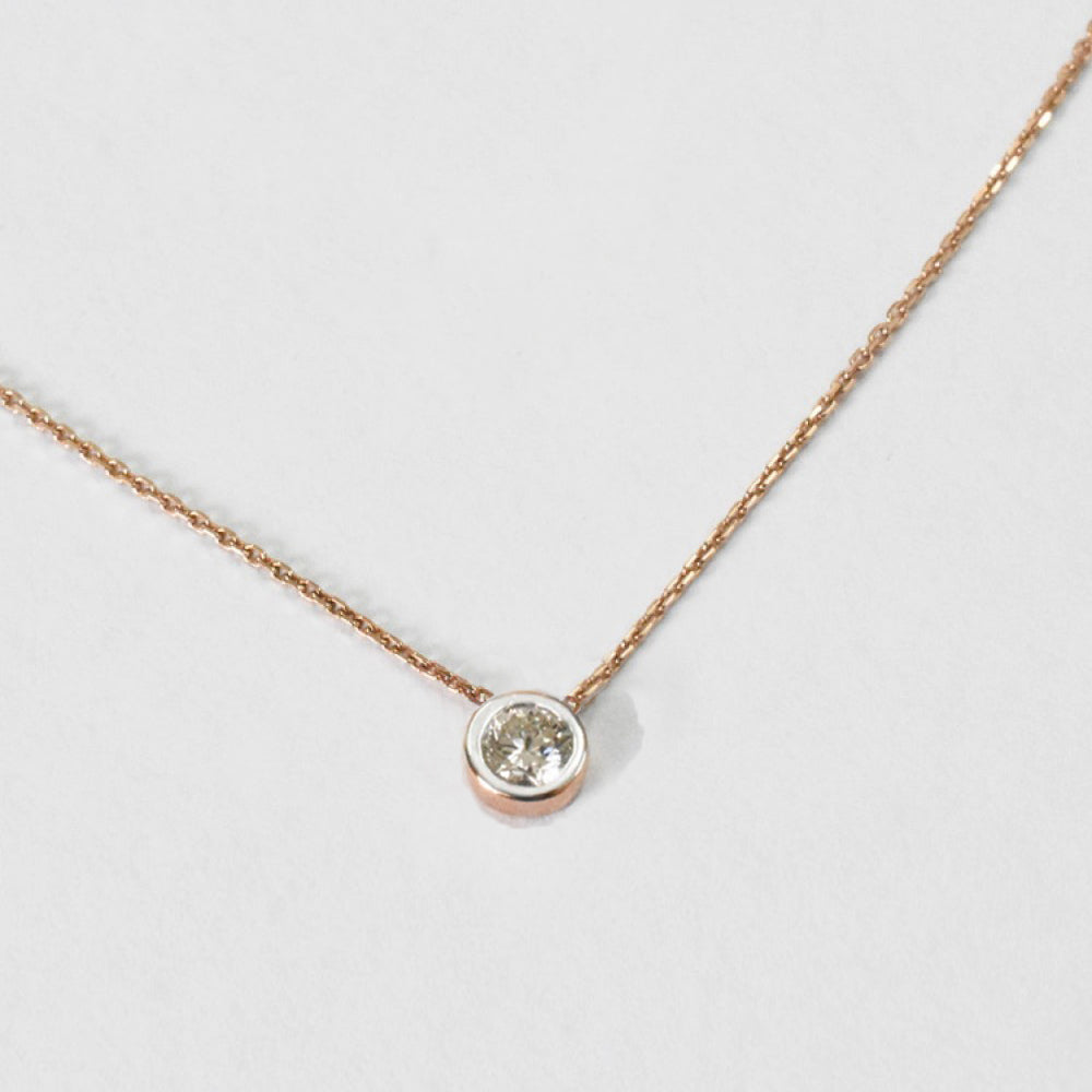 0,20 Karat Tektaş Pırlanta Kolye - Arvi Jewellery