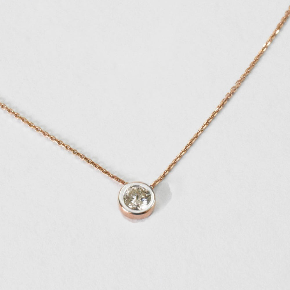 0,30 Karat Tektaş Pırlanta Kolye - Arvi Jewellery