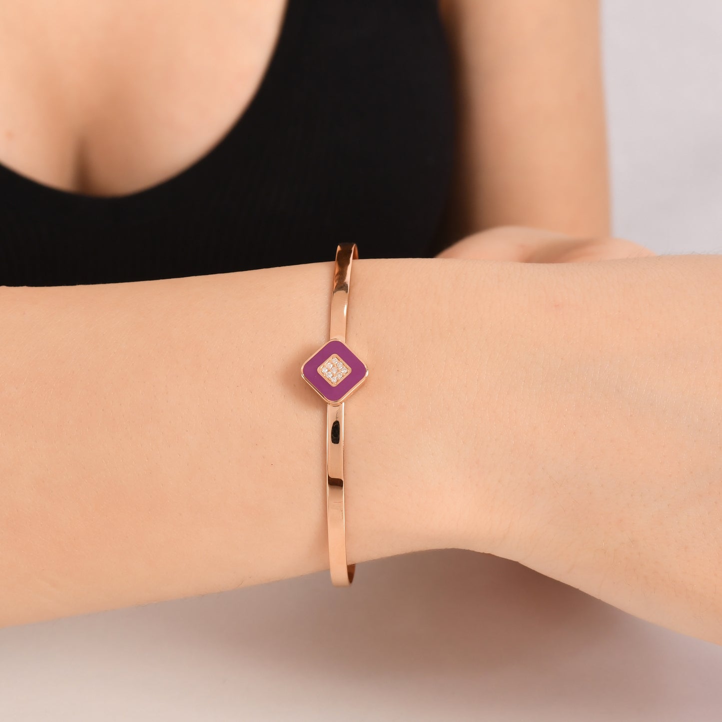 0,06 Karat Doretta Pırlanta Bilezik - Arvi Jewellery