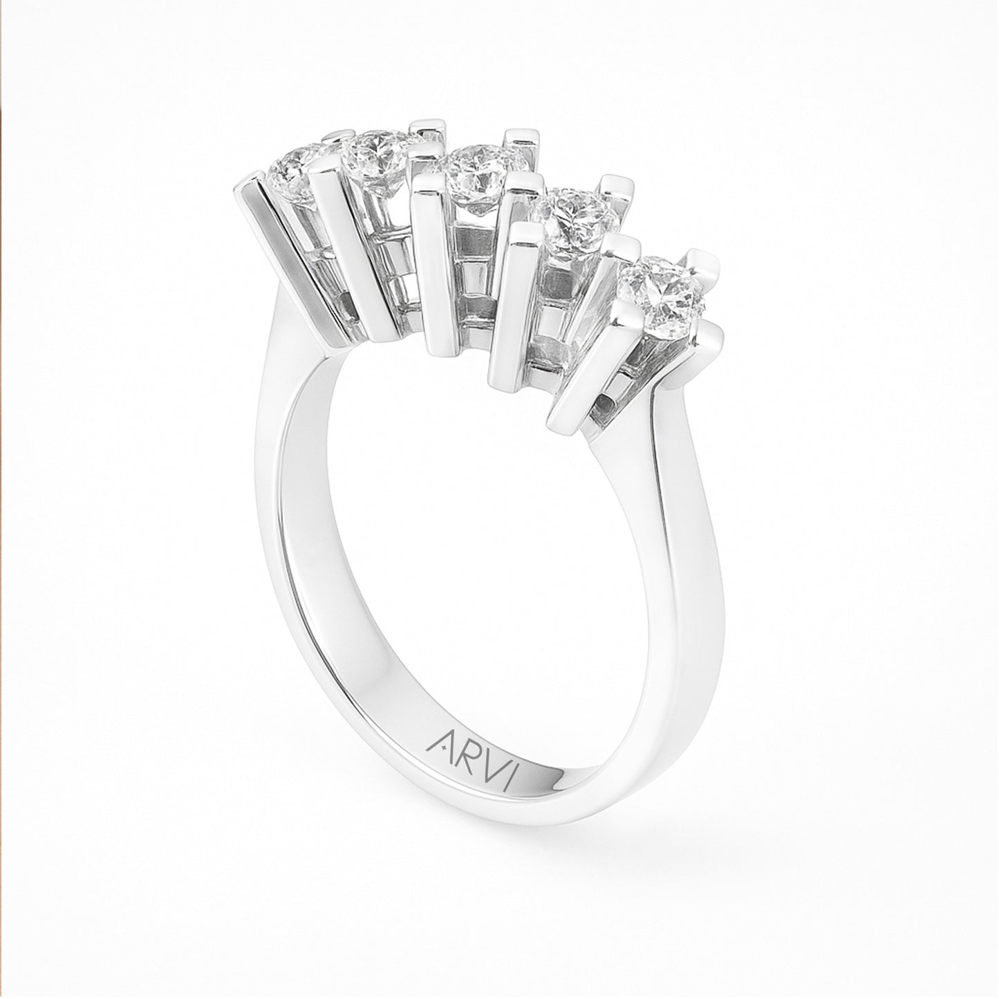 0,60 Karat Pırlanta Beştaş Yüzük - Arvi Jewellery