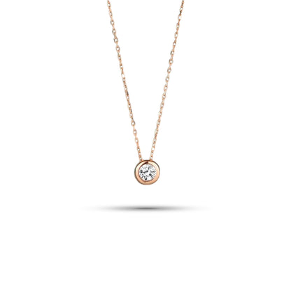 0,30 Karat Tektaş Pırlanta Kolye - Arvi Jewellery
