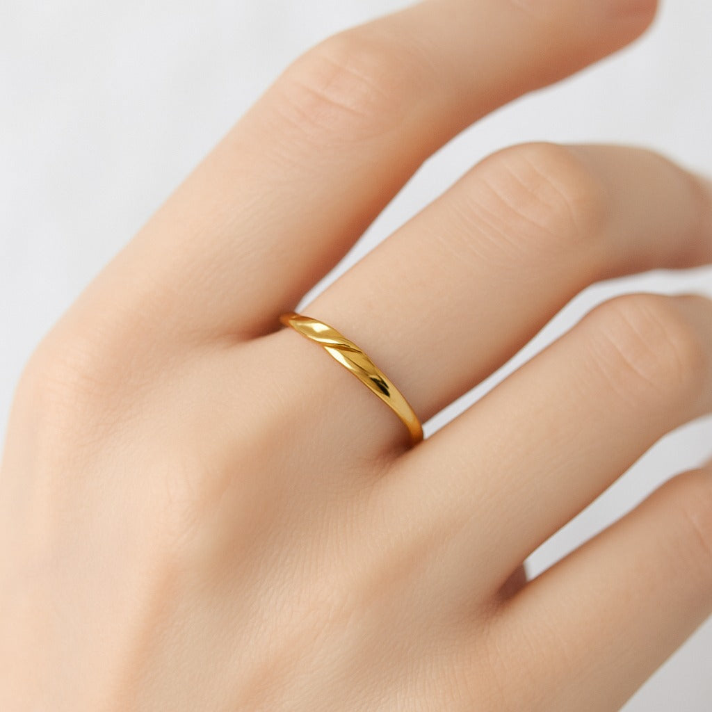 Burgu Altın Yüzük 1 - Arvi Jewellery