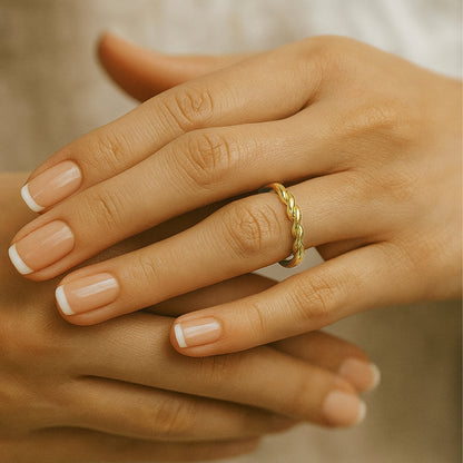 Burgu Altın Yüzük 3 - Arvi Jewellery