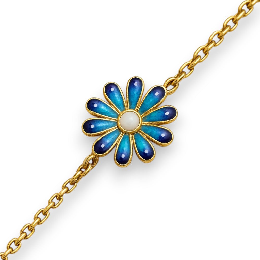 Çiçek Altın Bilezik - Arvi Jewellery