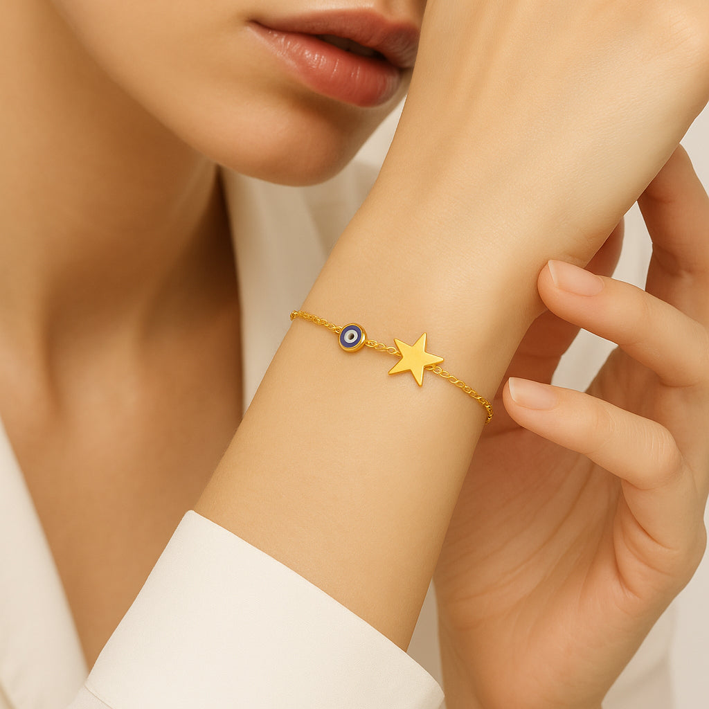 Yıldız Altın Bilezik - Arvi Jewellery