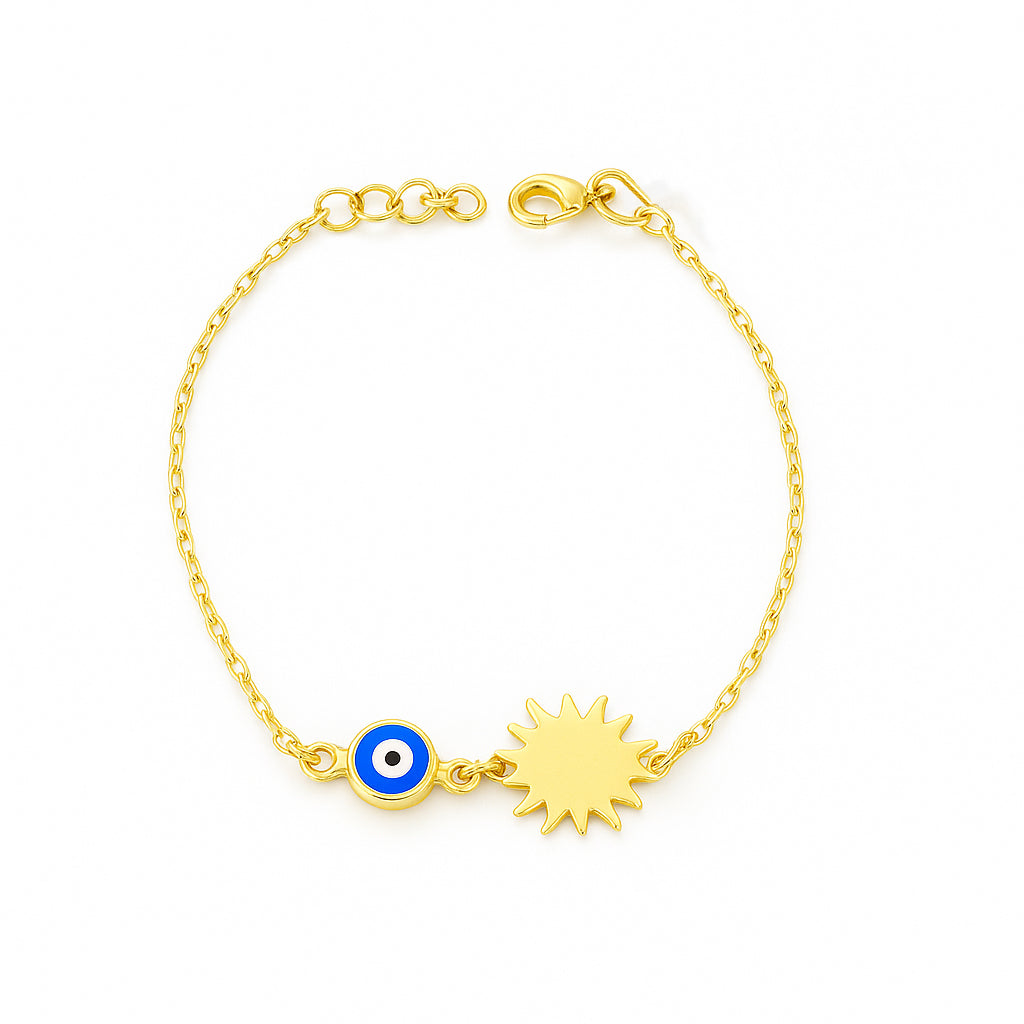 Güneş Altın Bilezik - Arvi Jewellery