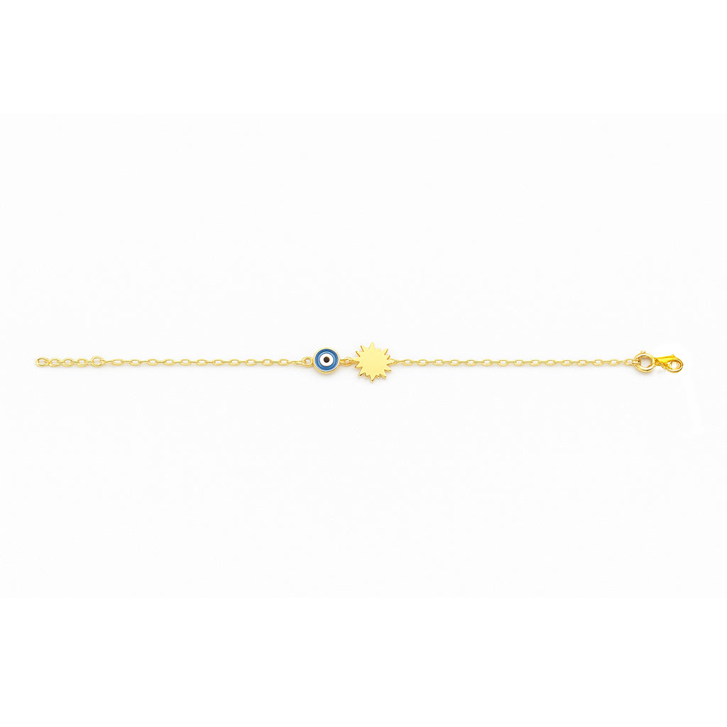 Güneş Altın Bilezik - Arvi Jewellery