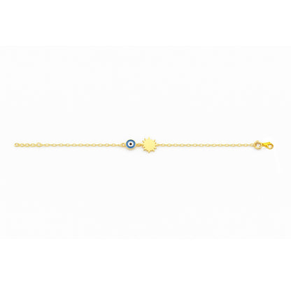 Güneş Altın Bilezik - Arvi Jewellery