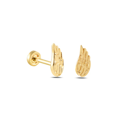 Melek Kanadı Altın Piercing - Arvi Jewellery