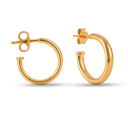 Minik Halka Altın Küpe 2 - Arvi Jewellery