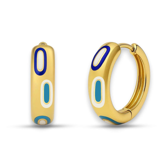 Mineli Altın Küpe - Arvi Jewellery