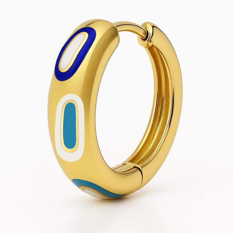 Mineli Altın Küpe - Arvi Jewellery