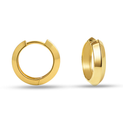 Çatı Halka Altın Küpe - Arvi Jewellery