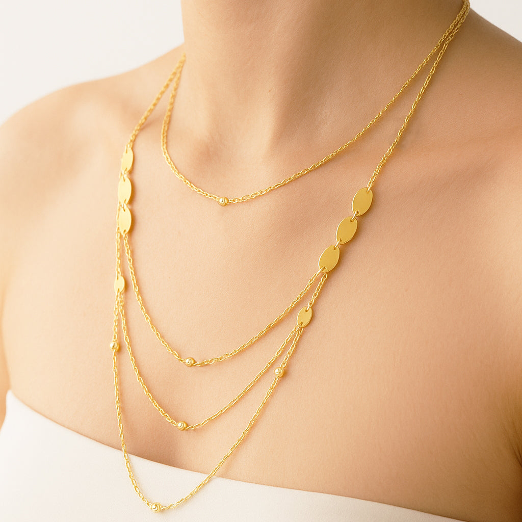 Dorika Altın Kolye - Arvi Jewellery