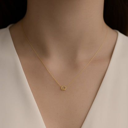 Altın Düğüm Kolye - Arvi Jewellery