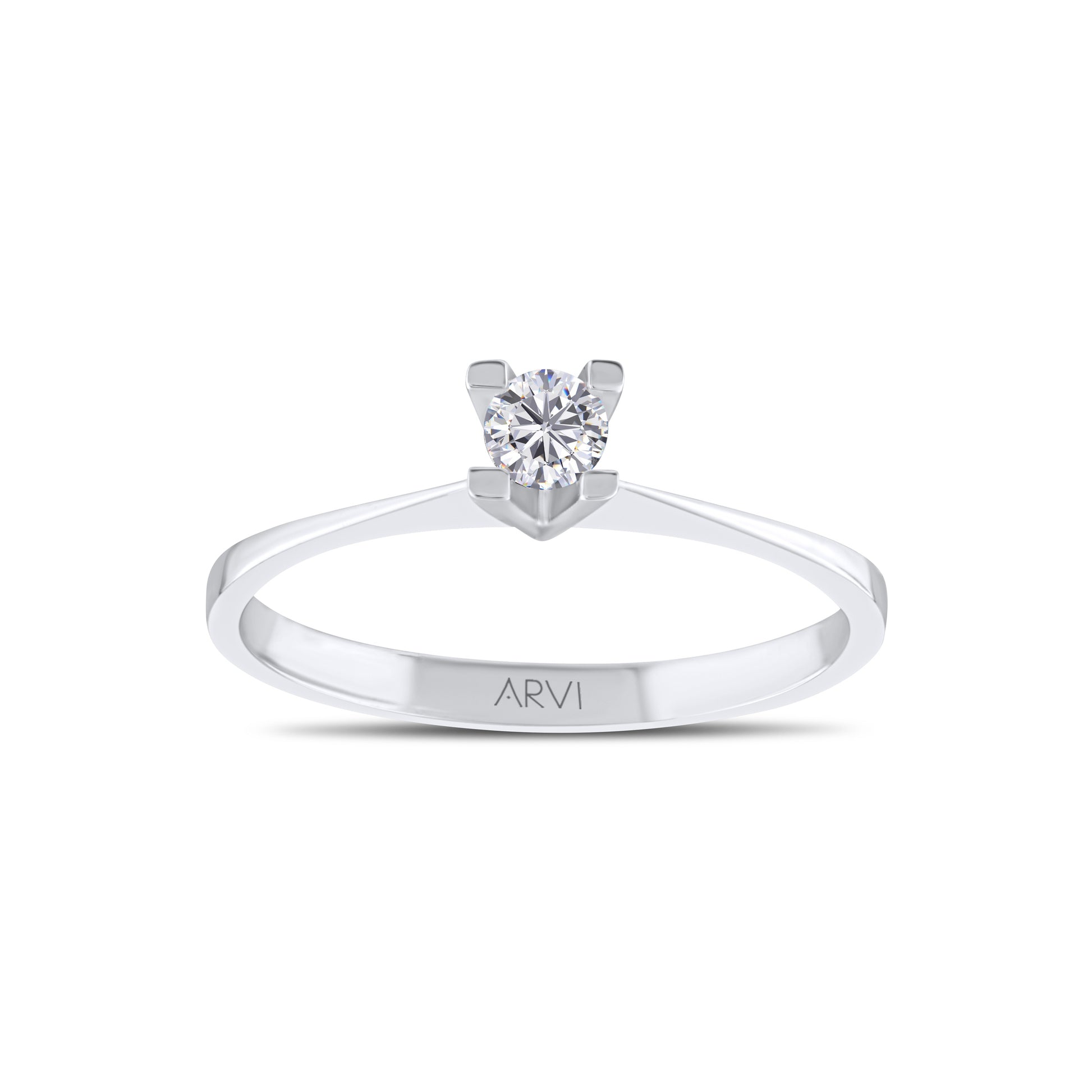 0,20 Karat Tektaş Pırlanta Yüzük - Arvi Jewellery