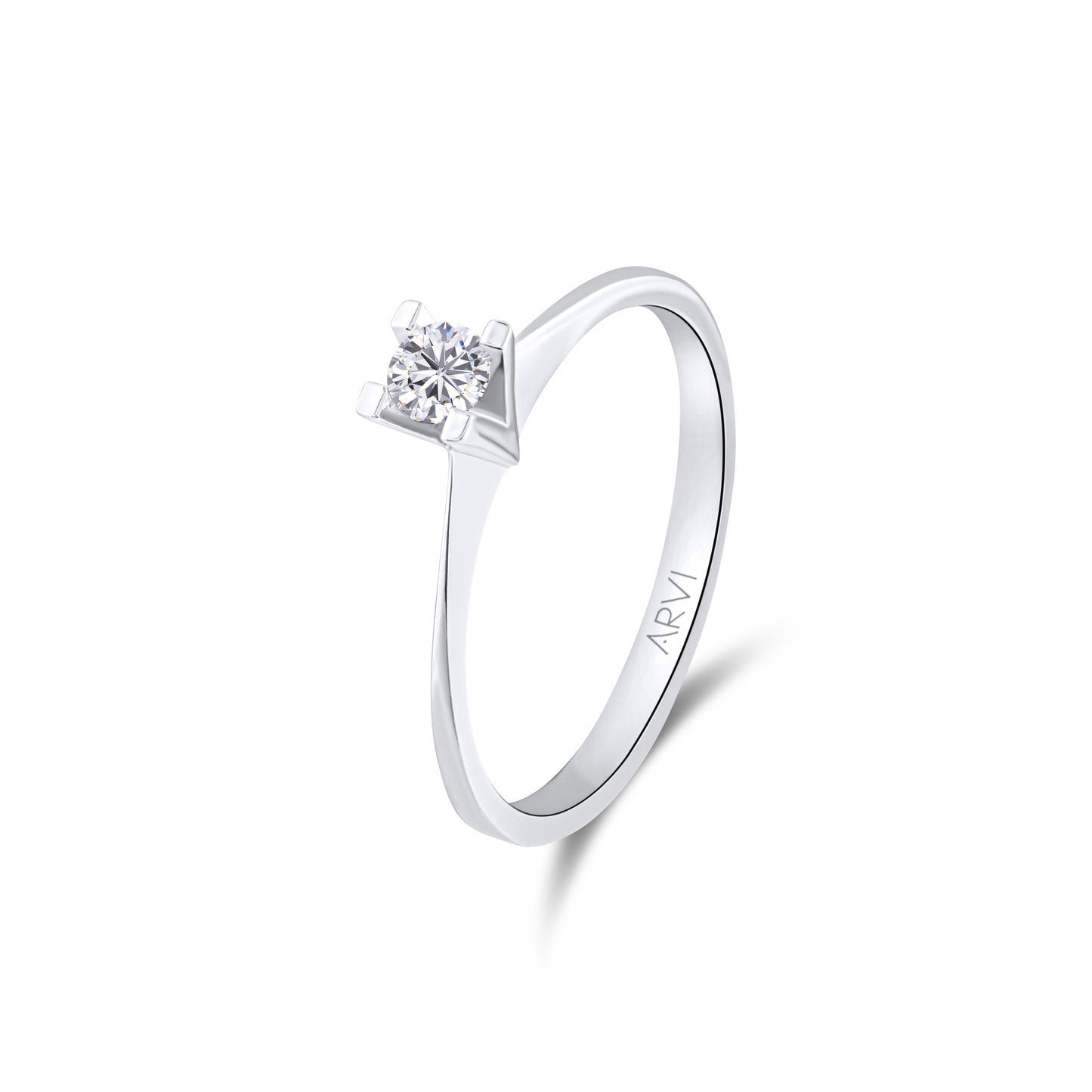 0,20 Karat Tektaş Pırlanta Yüzük - Arvi Jewellery