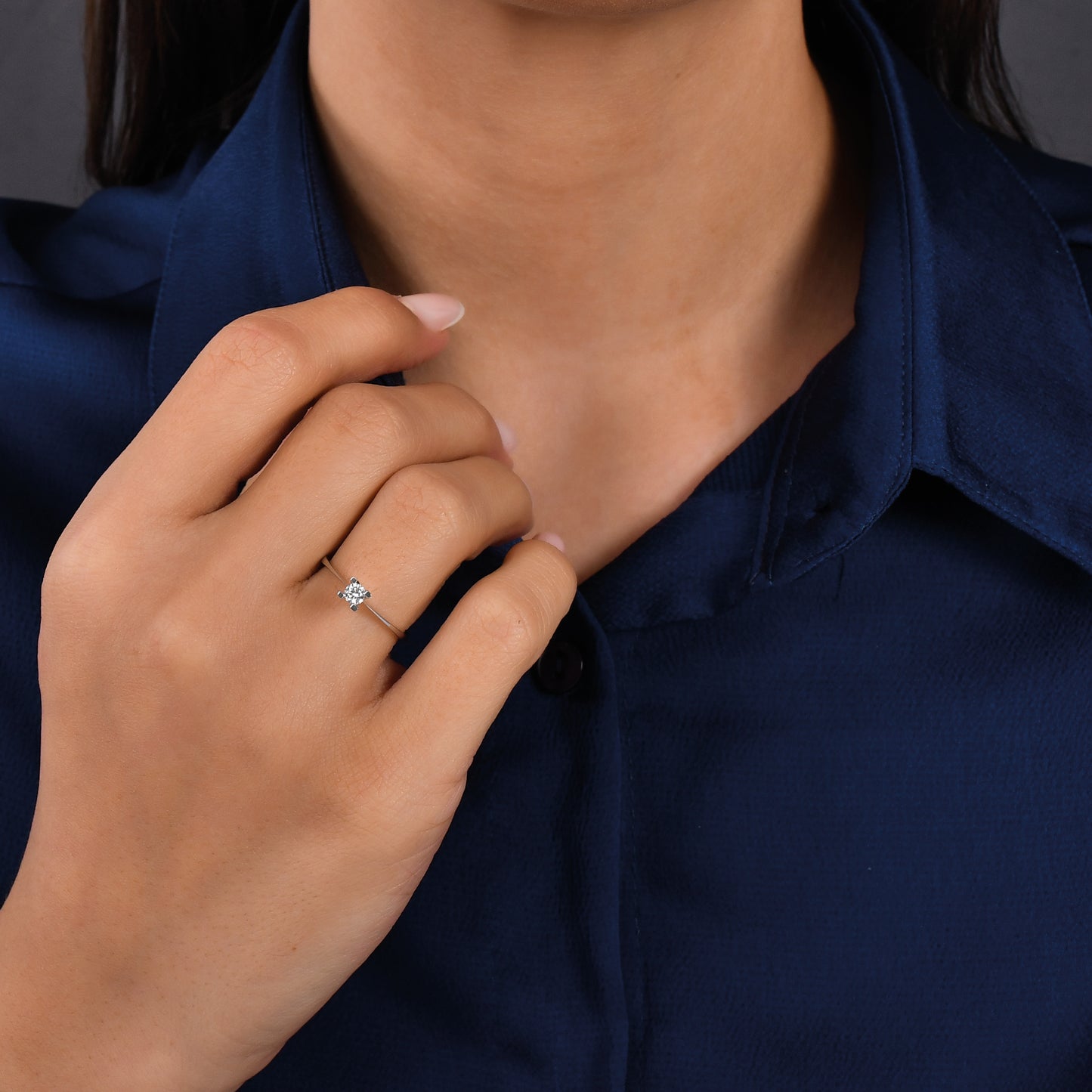 0,20 Karat Tektaş Pırlanta Yüzük - Arvi Jewellery