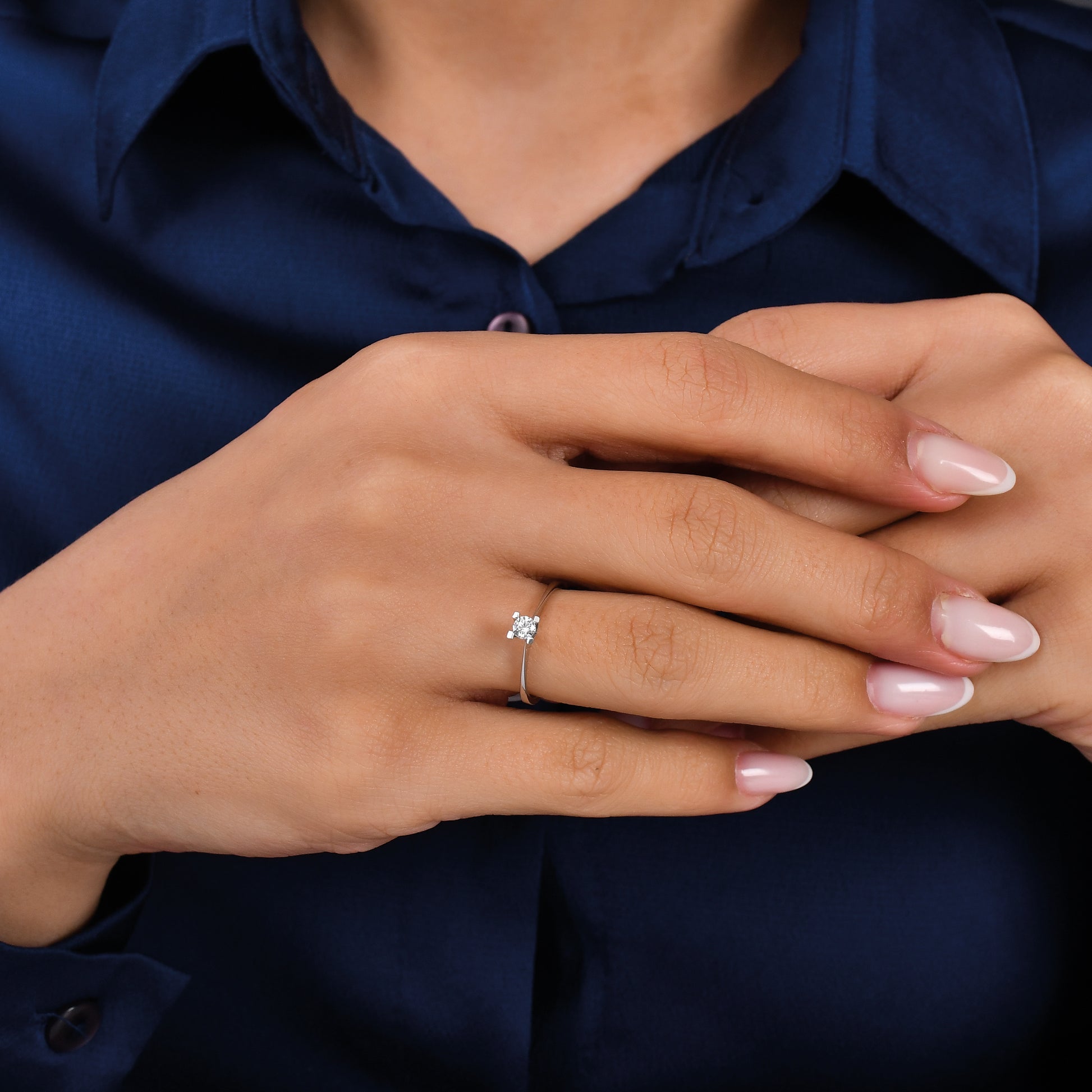 0,20 Karat Tektaş Pırlanta Yüzük - Arvi Jewellery