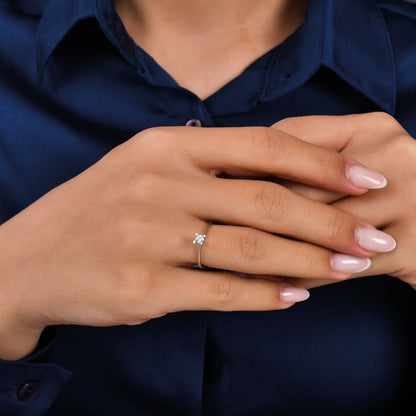 0,20 Karat Tektaş Pırlanta Yüzük - Arvi Jewellery