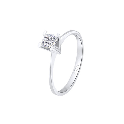 0,25 Karat Tektaş Pırlanta Yüzük - Arvi Jewellery