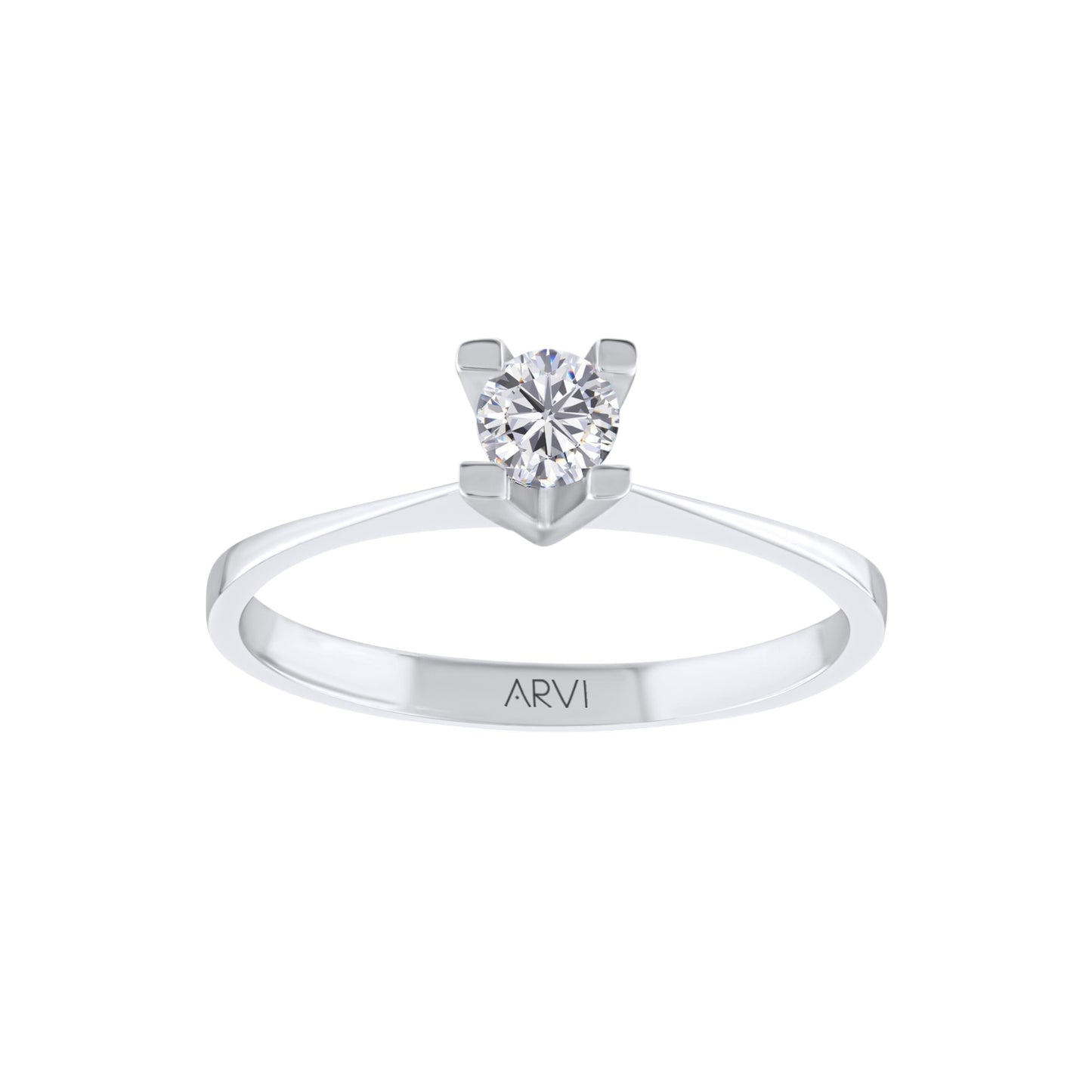 0,25 Karat Tektaş Pırlanta Yüzük - Arvi Jewellery