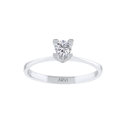 0,25 Karat Tektaş Pırlanta Yüzük - Arvi Jewellery