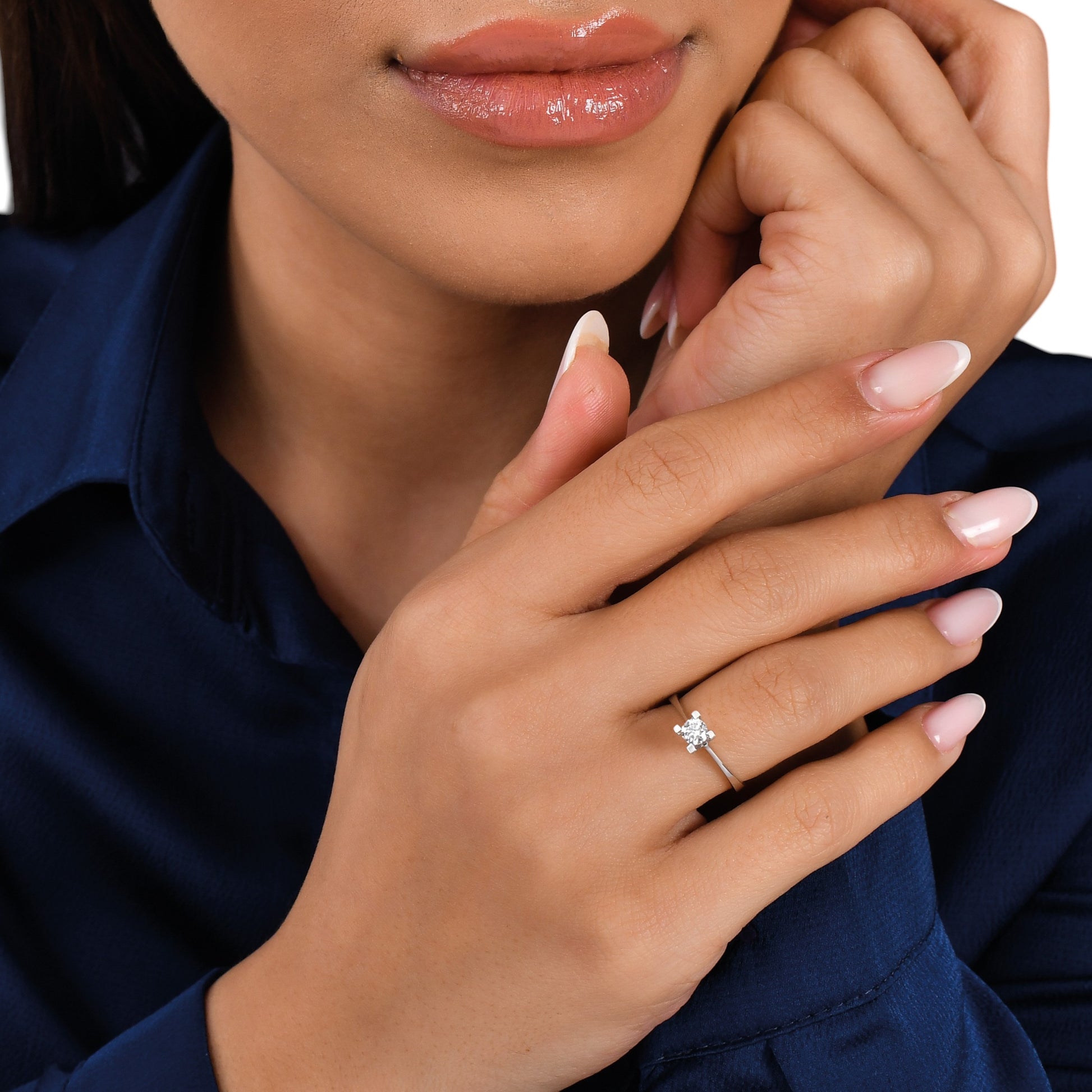 0,25 Karat Tektaş Pırlanta Yüzük - Arvi Jewellery