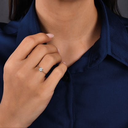 0,25 Karat Tektaş Pırlanta Yüzük - Arvi Jewellery