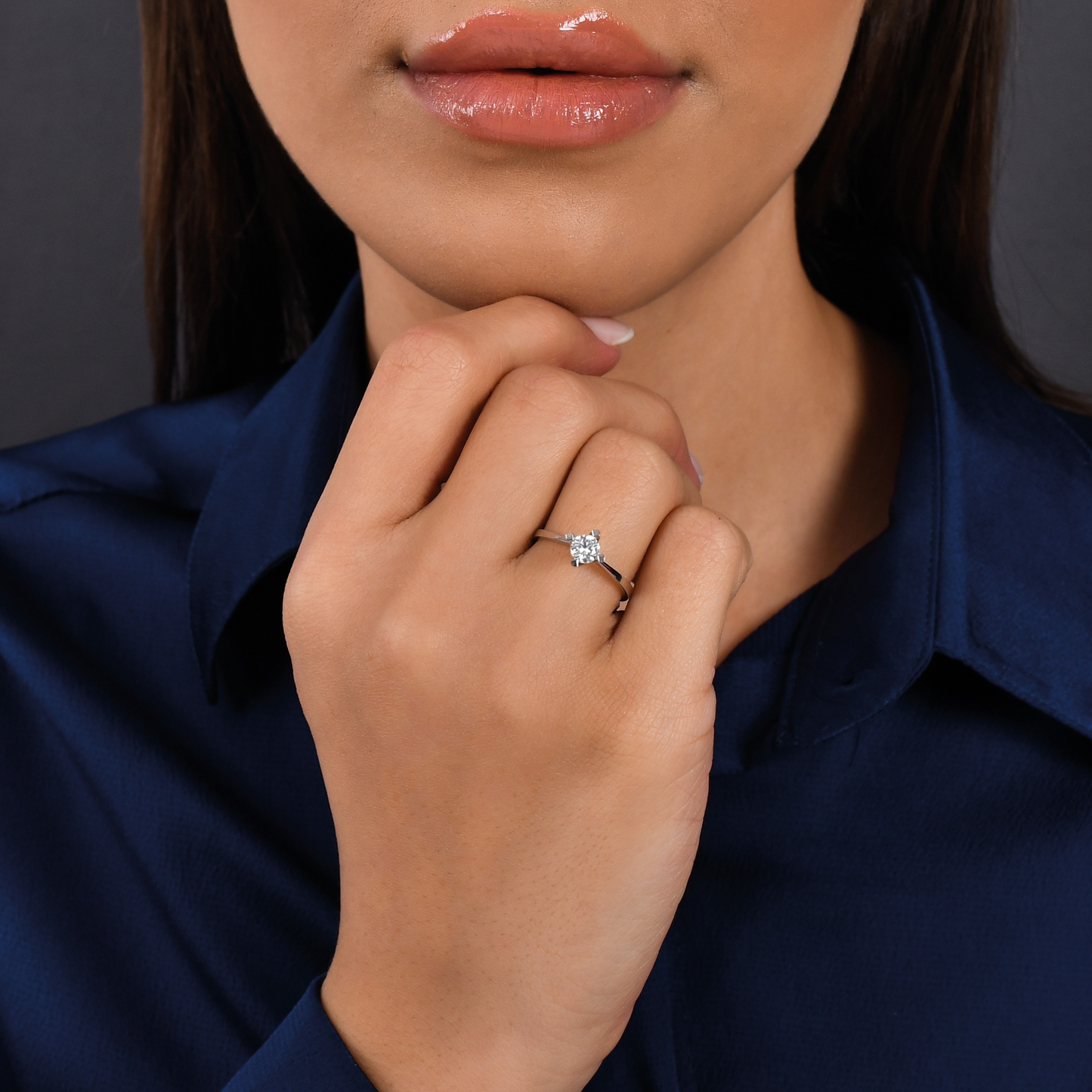 0,30 Karat Tektaş Pırlanta Yüzük - Arvi Jewellery