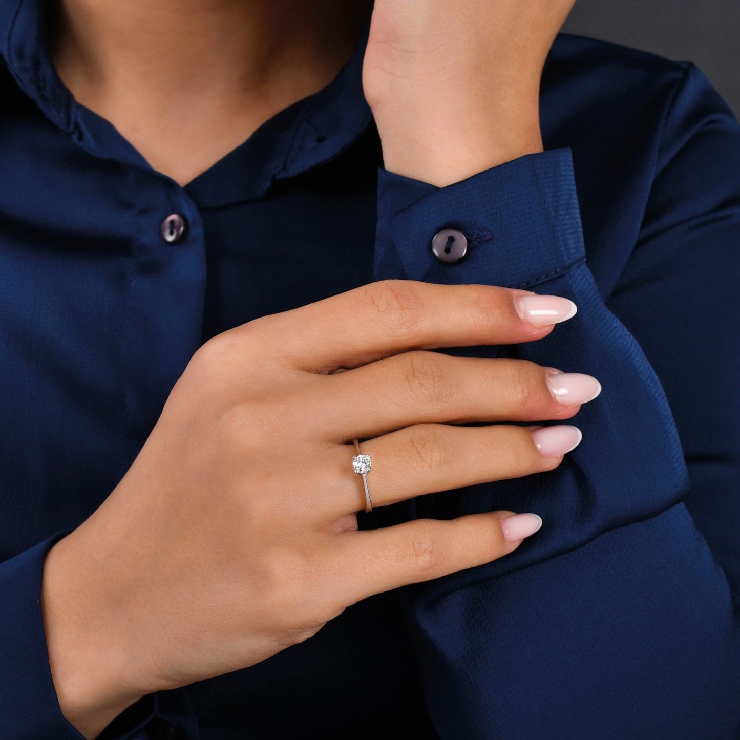 0,25 Karat Tektaş Pırlanta Yüzük - Arvi Jewellery