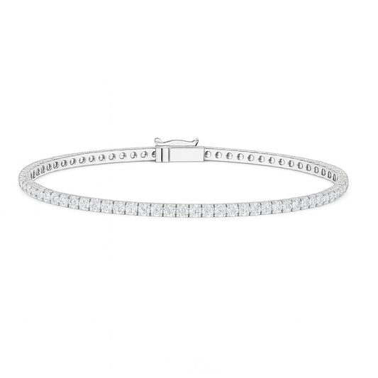 1,00 Karat Su Yolu Pırlanta Bilezik - Arvi Jewellery