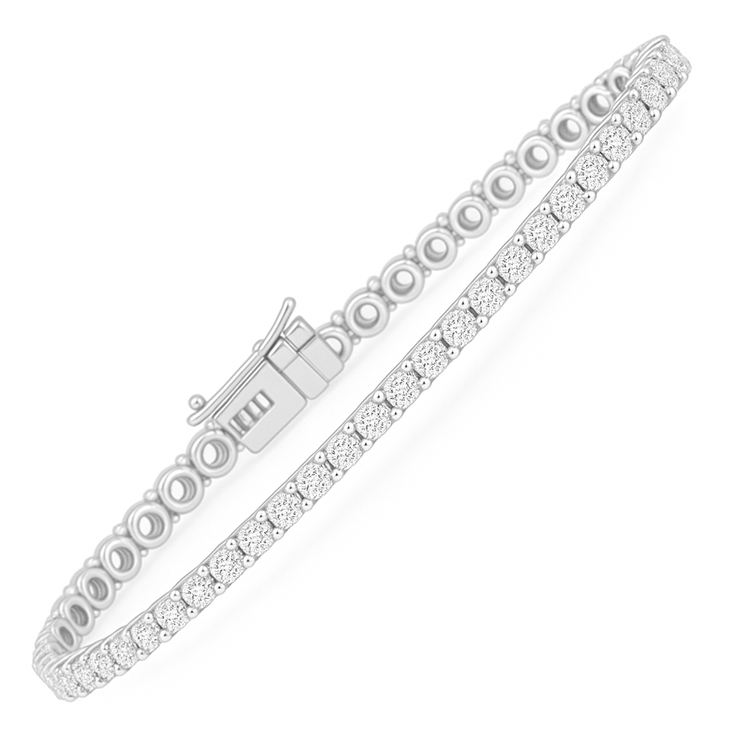 2,00 Karat Su Yolu Pırlanta Bilezik - Arvi Jewellery