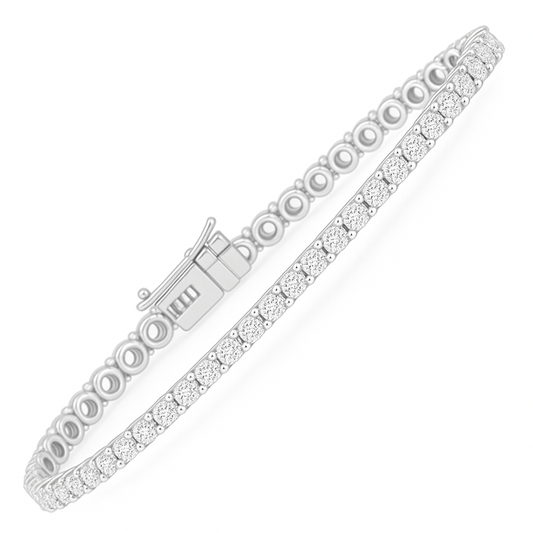 2,00 Karat Su Yolu Pırlanta Bilezik - Arvi Jewellery