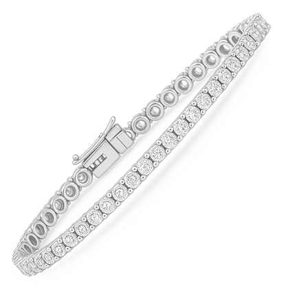 3,00 Karat Su Yolu Pırlanta Bilezik - Arvi Jewellery