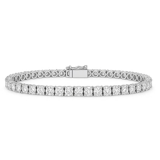 4,00 Karat Su Yolu Pırlanta Bilezik - Arvi Jewellery