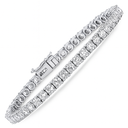 4,00 Karat Su Yolu Pırlanta Bilezik - Arvi Jewellery