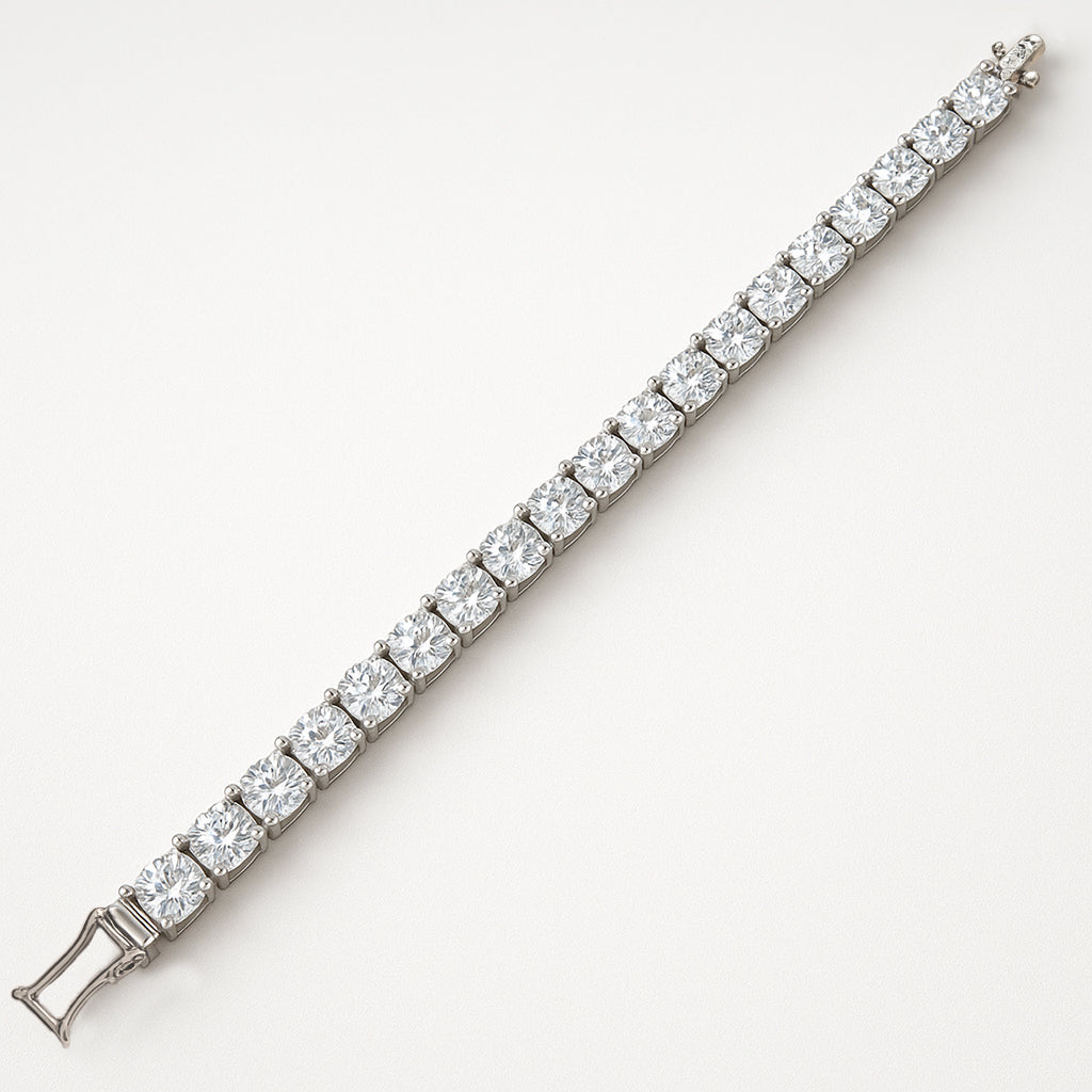 7,00 Karat Su Yolu Pırlanta Bilezik - Arvi Jewellery