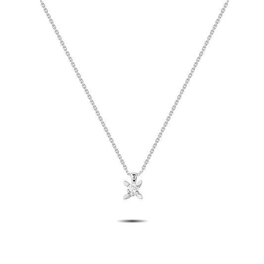 0,05 Karat Tektaş Pırlanta Kolye - Arvi Jewellery