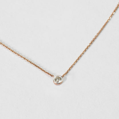 0,15 Karat Tektaş Pırlanta Kolye - Arvi Jewellery