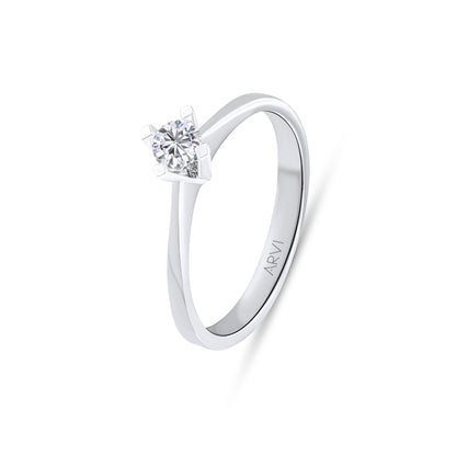 0,15 Karat Tektaş Pırlanta Yüzük