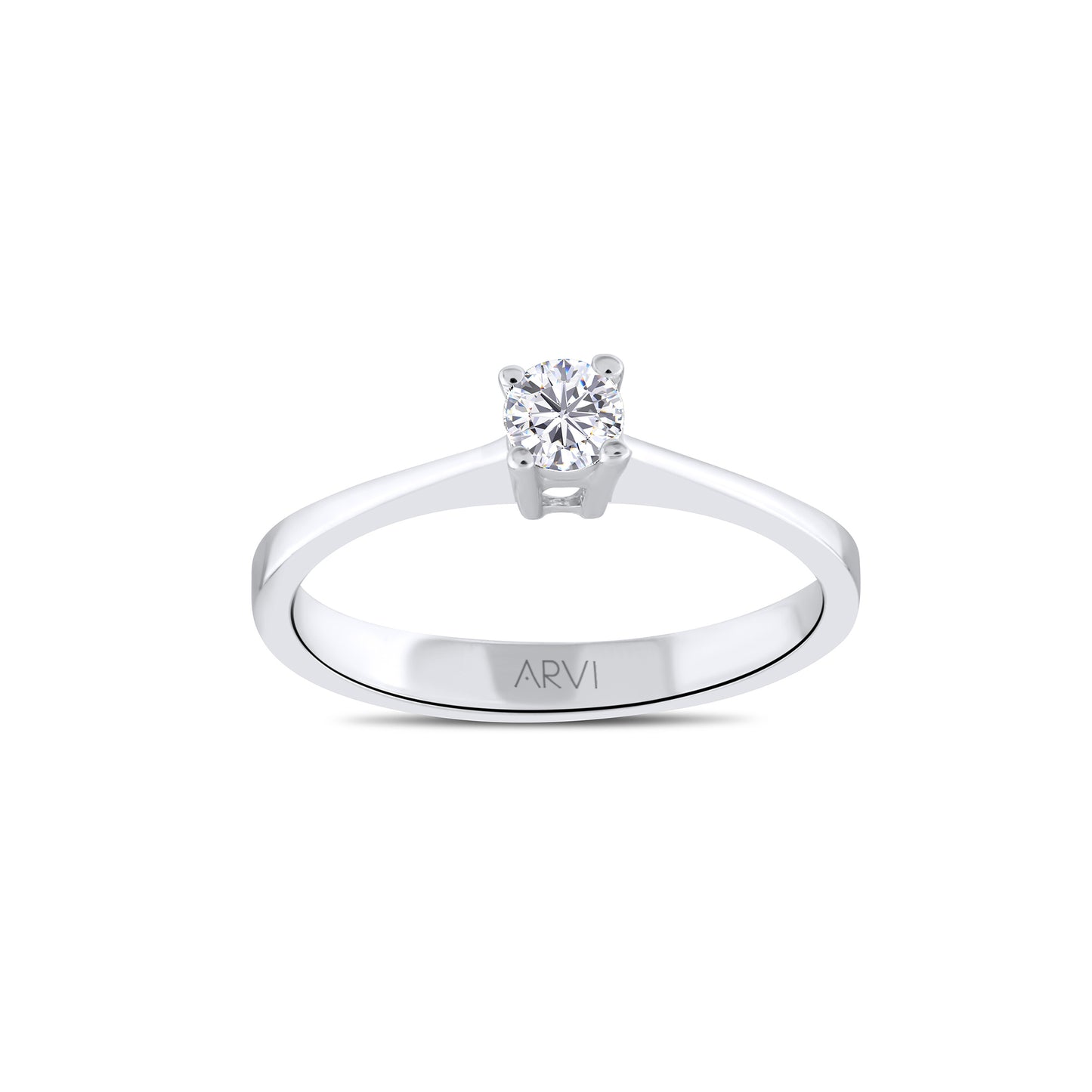 0,25 Karat Tektaş Pırlanta Yüzük - Arvi Jewellery