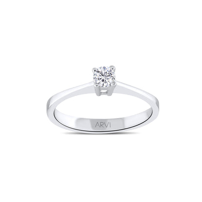 0,25 Karat Tektaş Pırlanta Yüzük - Arvi Jewellery