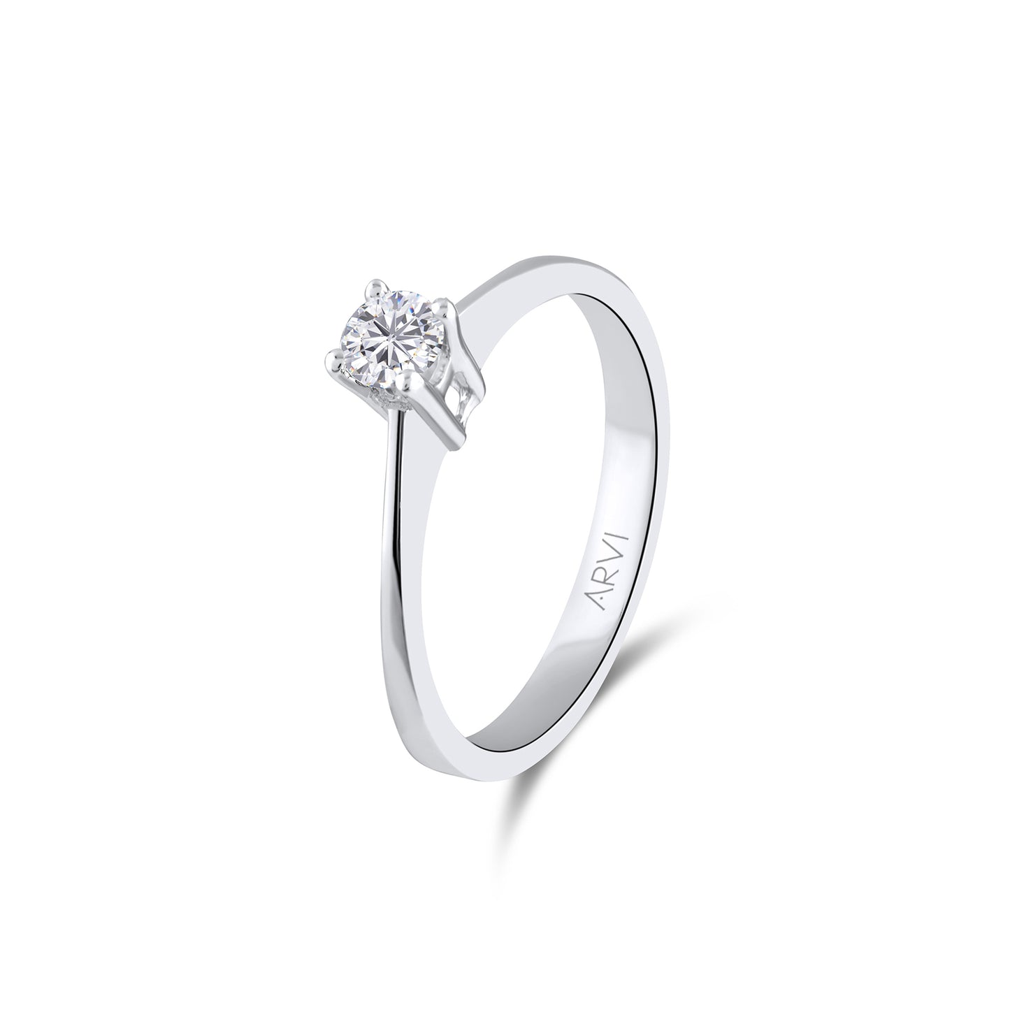 0,25 Karat Tektaş Pırlanta Yüzük - Arvi Jewellery