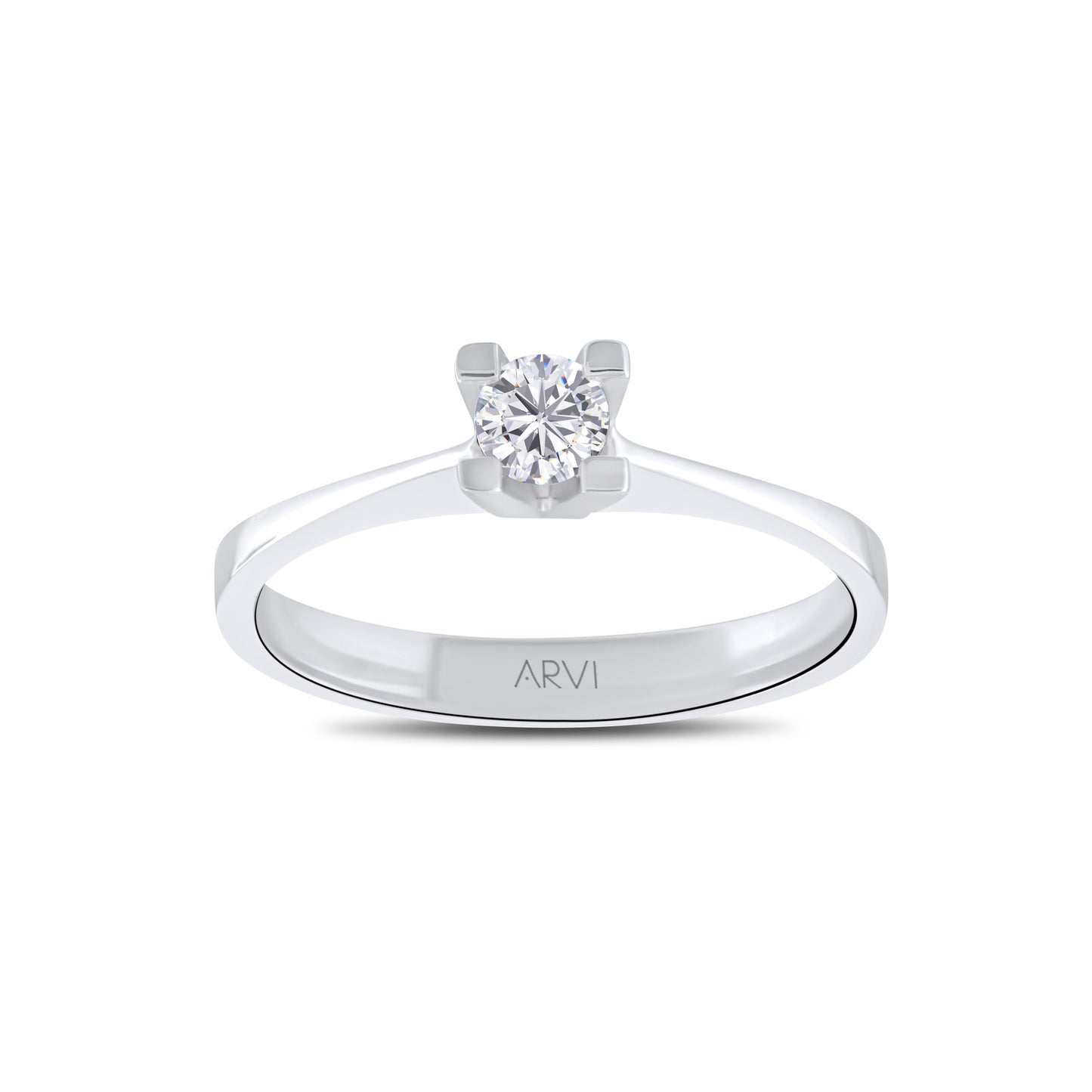 0,25 Karat Tektaş Pırlanta Yüzük - Arvi Jewellery