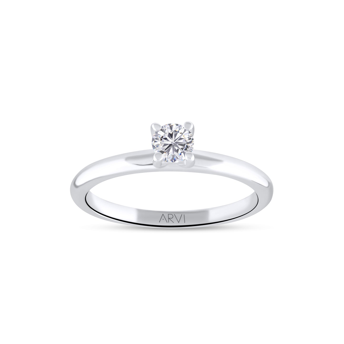 0,15 Karat Tektaş Pırlanta Yüzük - Arvi Jewellery