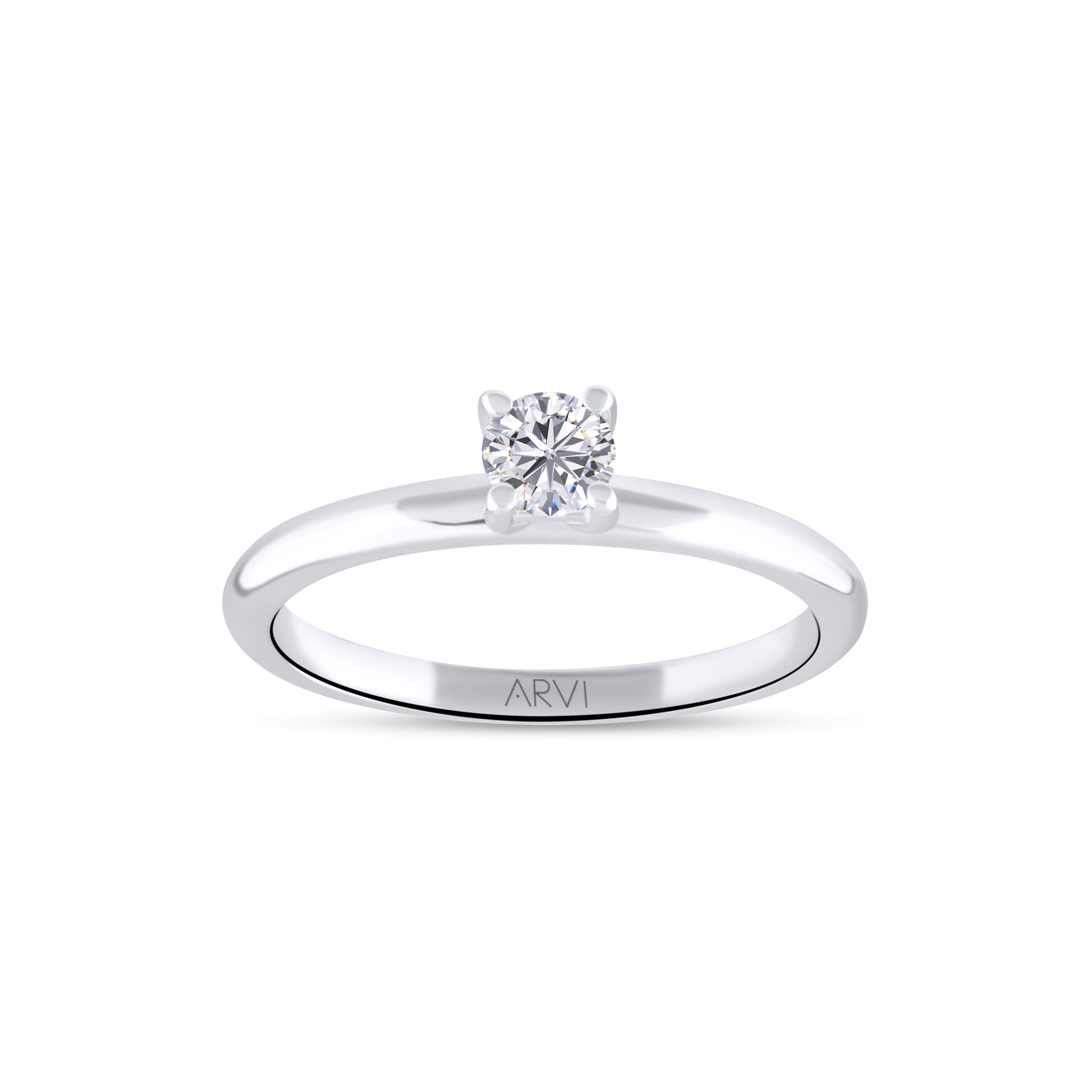 0,15 Karat Tektaş Pırlanta Yüzük - Arvi Jewellery